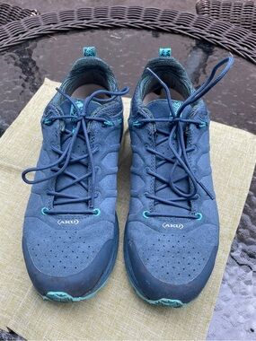 AKU Outdoors Women’s GORE-TEX Blue Teal Trail Hiking Shoes - 8.5
